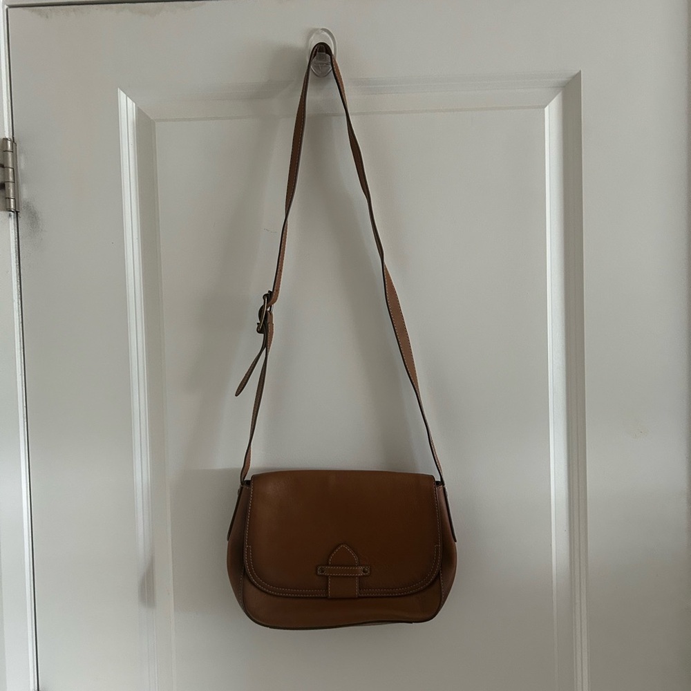 Frye Chestnut Brown Leather Crossbody Bag - Picture 2 of 9